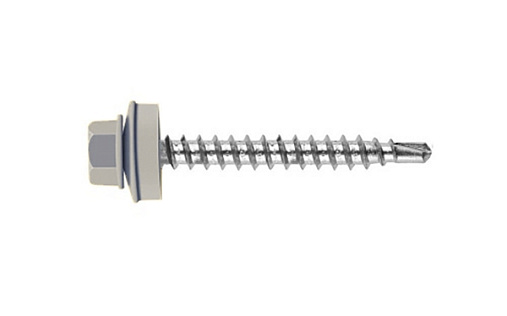 Кровельный саморез по дереву Daxmer 4,8x50 RAL 9004 (150 шт) сверло №1