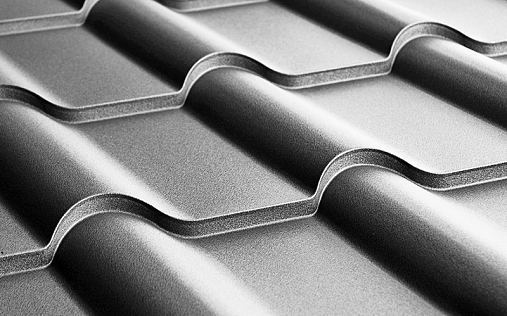 Металлочерепица Камея RAL 7004 с покрытием Satin 0.5 мм