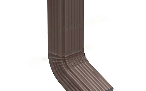 Сливное колено 76x102 мм МП Бюджет RAL 8017