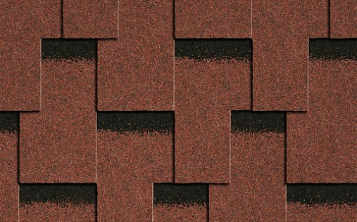 Гибкая черепица Icopal Plano Claro Кирпично-красный