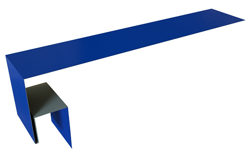 Планка околооконная сложная 200x50x12 (j-фаска) Grand Line с покрытием Satin 0,5 мм RAL 5005