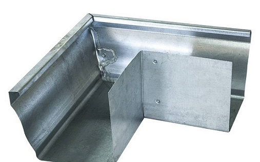 Угол желоба внешний 90° Grand Line Vortex Matt 127 мм RAL 7024