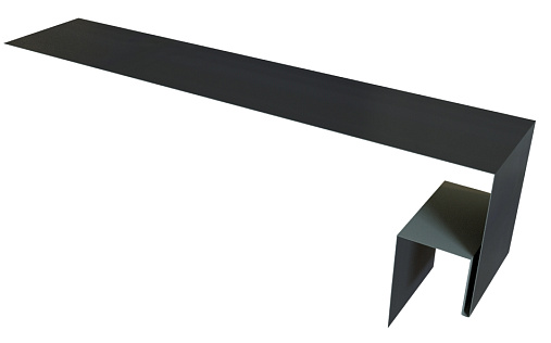 Планка околооконная сложная Блок-Хаус new 200x50x27 Grand Line с покрытием Velur X 0,5 мм RAL 7024