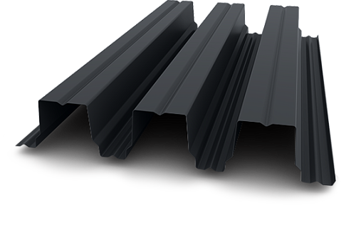 Профнастил Н114-600 0,8 мм Полиэстер RAL 7024