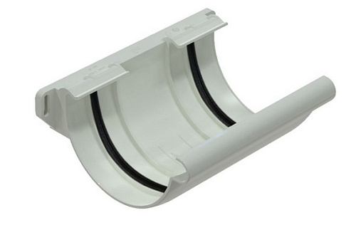 Соединитель желоба ПВХ GLC 152 мм RAL 9010