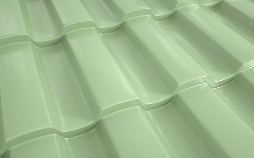 Металлочерепица Монтекристо-S RAL 6019 с покрытием NormanMP 0.5 мм