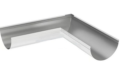 Внешний угол желоба 200 мм 90 градусов RAL 9003