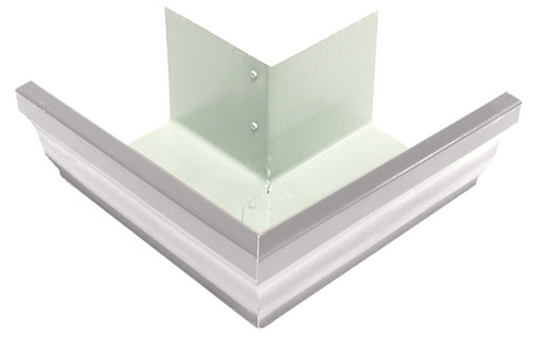 Угол желоба внешний 90° Grand Line Vortex 127 мм RAL 9003