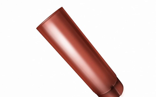 Труба круглая Grand Line 90 мм 3 м RAL 8004