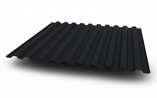 Профнастил С21-1000 0,5 мм Полиэстер RAL 7024