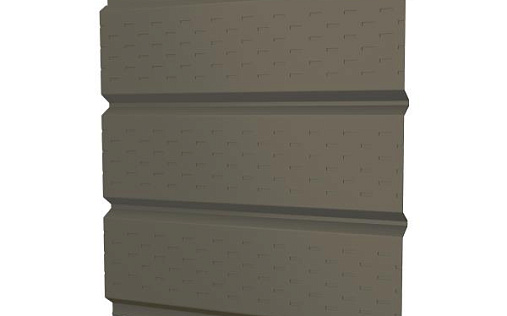 Металлический софит с полной перфорацией Grand Line с покрытием Полиэстер 0,45 мм RAL 7024