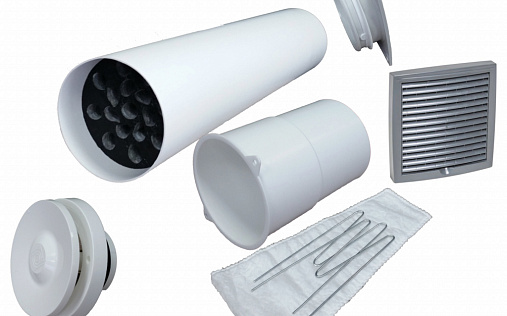 Приточный клапан Vilpe Velco VT-100 150х150 Серый