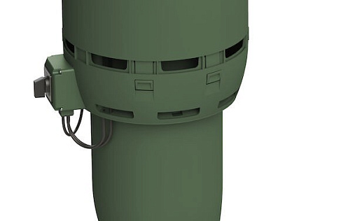 Вентилятор с шумопоглотителем Vilpe Flow ECo200P/700 Зелёный