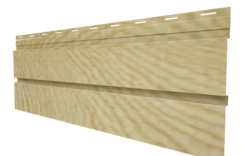 Металлический сайдинг Grand Line Квадро брус Golden Wood с покрытием Colority Print 0.45 мм