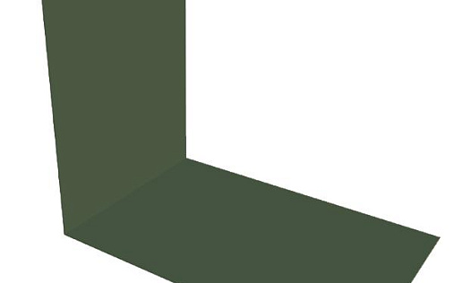 Усиливающая планка снегозадержания Grand Line с покрытием Полиэстер 0,45 мм RAL 6005