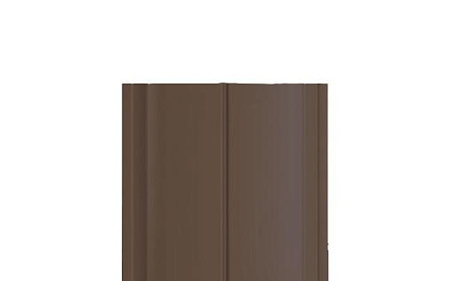 Штакетник Металл Профиль Ellipse-T 19x126 с покрытием Полиэстер 0,45 мм RAL 8017