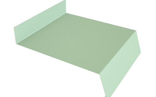 Отлив простой 100 Grand Line с покрытием Полиэстер 0,45 мм RAL 6019