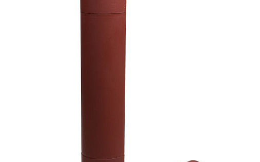 Цокольный дефлектор Vilpe Ross 125/135 Красный