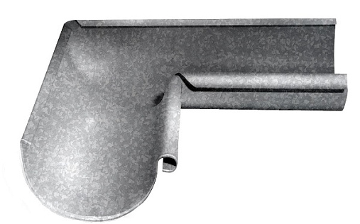 Угол желоба внутренний Grand Line Optima 90° 150 мм Оцинкованный