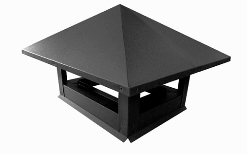 Дымник на трубу 520x390 мм RR 23 с покрытием GreenCoat Pural Matt 0.5 мм