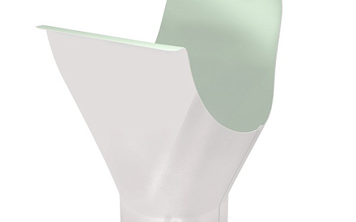 Воронка желоба Grand Line Optima 125/90 мм RAL 9003