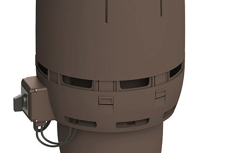 Вентилятор с шумопоглотителем Vilpe Flow ECo200P/500 Коричневый