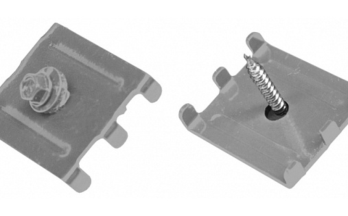 Крепление скоба-саморез оцинкованный