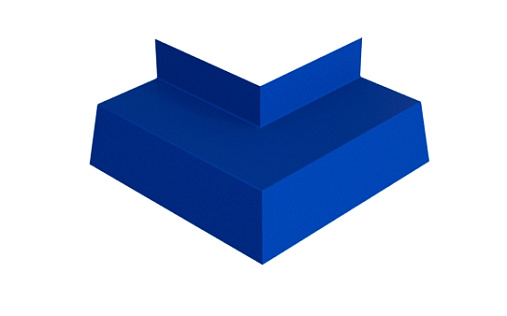 Угол отлива 50 внешний Grand Line с покрытием Полиэстер 0,45 мм RAL 5005