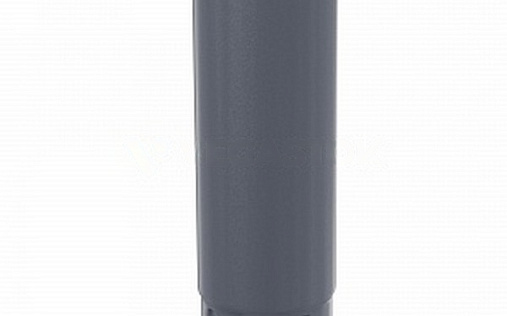 Соединительная труба Vegalux 90 мм 1 м RAL 7024