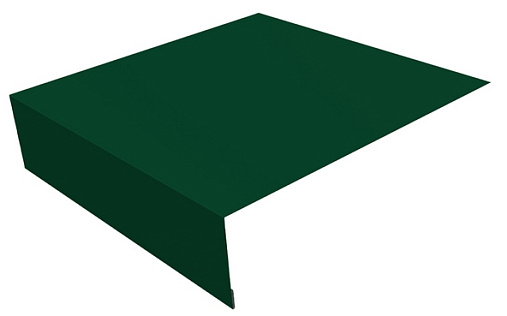 Планка околооконная простая 200x75 Grand Line с покрытием Полиэстер 0,45 мм RAL 6005