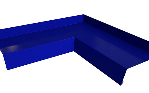 Угол отлива 100 внутренний Grand Line с покрытием Полиэстер 0,45 мм RAL 5002