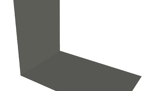 Усиливающая планка снегозадержания Grand Line с покрытием Satin Matt 0,5 мм RAL 7024