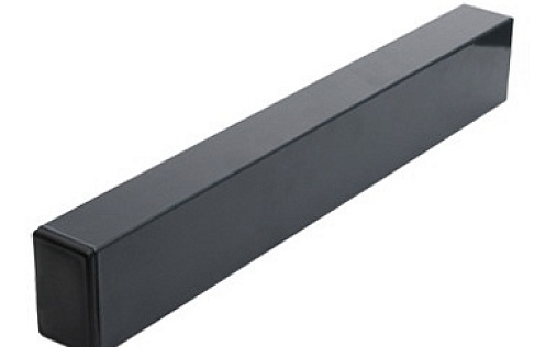 Столб 62х55 оцинкованный без отверстий с заглушкой