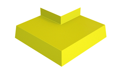 Угол отлива 100 внешний Grand Line с покрытием Полиэстер 0,45 мм RAL 1018