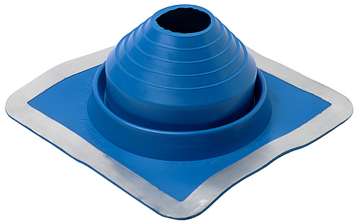 Проходка прямая Master Flash №4 диаметром 75-160 мм, 280х280 мм, синий, силикон