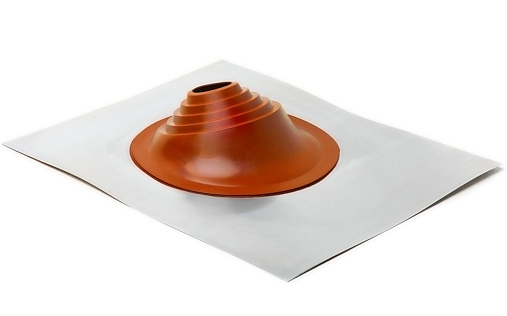 Проходка угловая Master Flash №1 диаметром 75-200 мм, 600х500 мм, коралловый, силикон