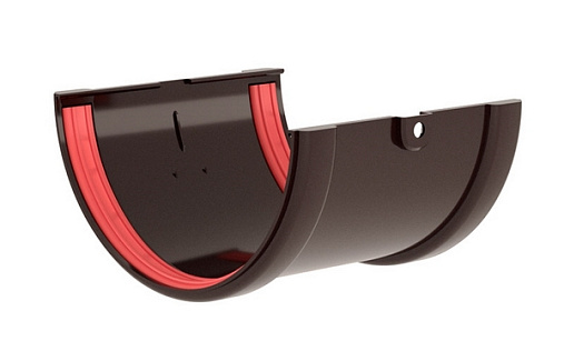 Соединитель желоба ПВХ Grand Line Классика 120 мм RR 32