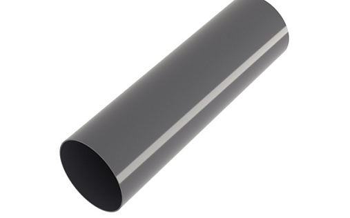 Труба круглая ПВХ 90 мм Grand Line Дизайн 2 м RAL 7024