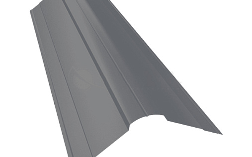 Планка фигурного конька 70x70 Grand Line с покрытием Полиэстер 0,45 мм RAL 7024