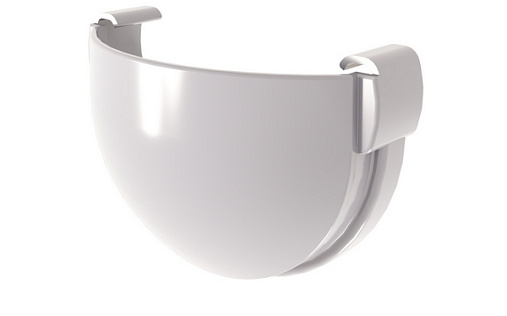 Заглушка ПВХ универсальная Grand Line Дизайн 135/90 RAL 9003