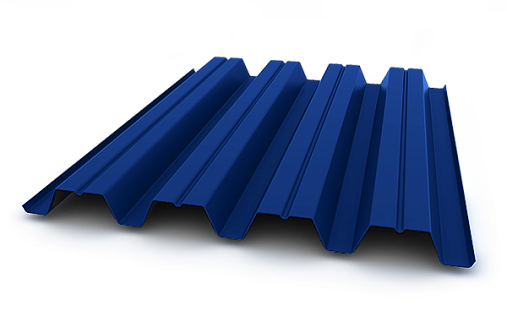 Профнастил Н57-750 0,7 мм Полиэстер RAL 5002