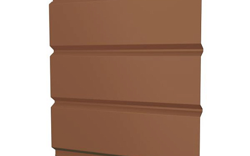 Металлический софит без перфорации Grand Line с покрытием Полиэстер 0,45 мм RAL 8004