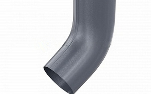 Колено трубы 55 градусов Vegalux 90 мм RAL 7024