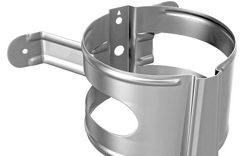 Кронштейн трубы на дерево Vegastyle 90 мм Оцинкованный (Zn)