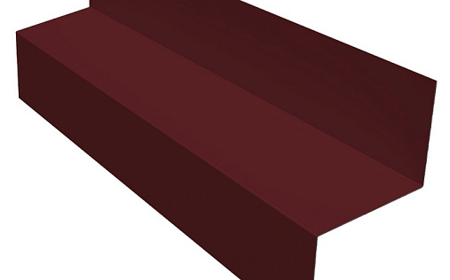 Отлив межэтажный 35 Grand Line с покрытием Satin 0,5 мм RAL 3005