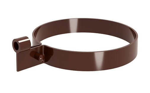 Хомут трубы пластиковый Обычный ПВХ Grand Line Дизайн 135/90 RAL 8017