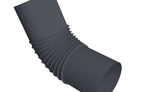 Колено трубы Grand Line Vortex Project 146 мм RAL 7024