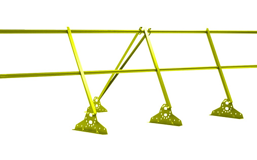 Кровельное ограждение Grand Line RAL 1018, 900 мм x 3 м