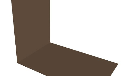 Усиливающая планка снегозадержания Grand Line с покрытием Полиэстер 0,4 мм RAL 8017