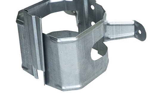 Кронштейн трубы на дерево прямоугольный Grand Line Vortex 103x77 мм RAL 7024